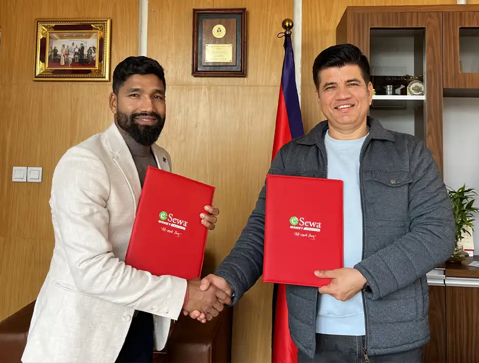 Esewa Money Transfer Strengthens Partnership with Dipendra Singh Airee to Promote Digital Remittance - Featured Image